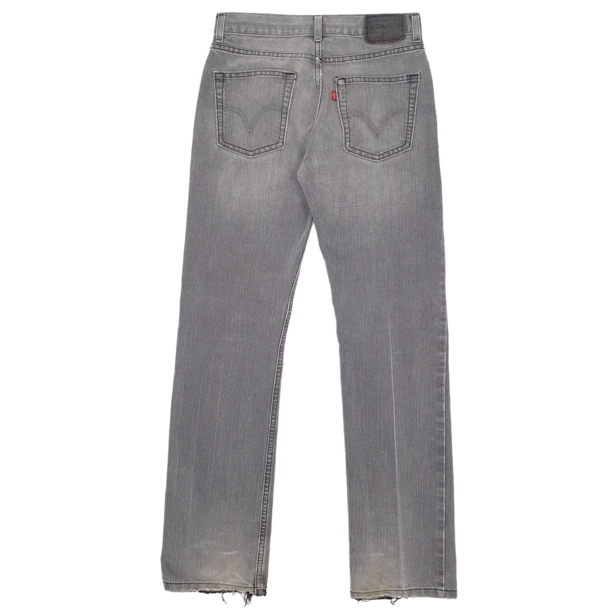 Levis 514 Straight Fit Jeans W27 L29 Grey