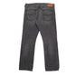 Levis 513 Slim Fit Jeans W36 L30 Black