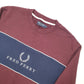 Fred Perry Crewneck M Burgundy