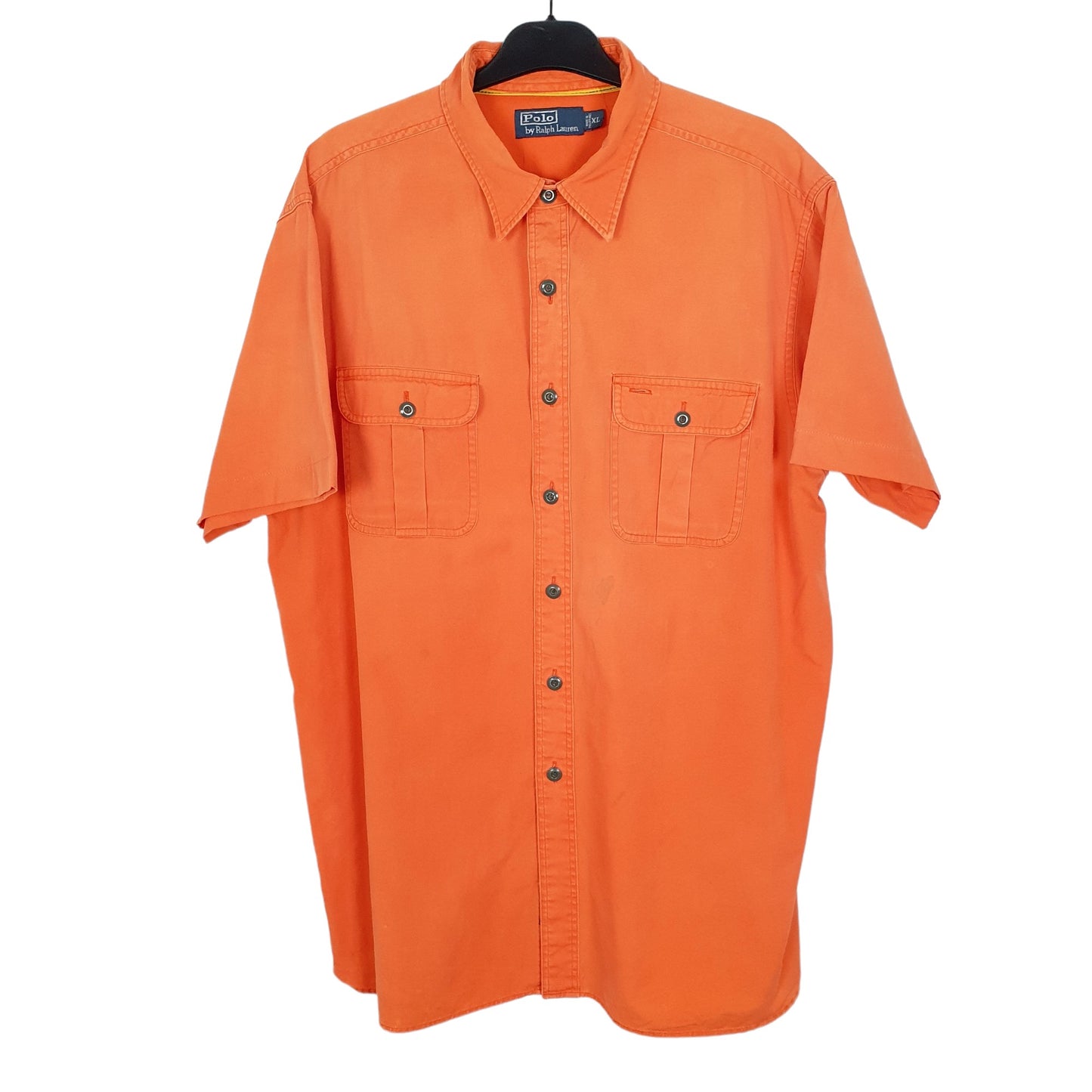 Ralph Lauren Short Sleeve Regular Fit Shirt Orange