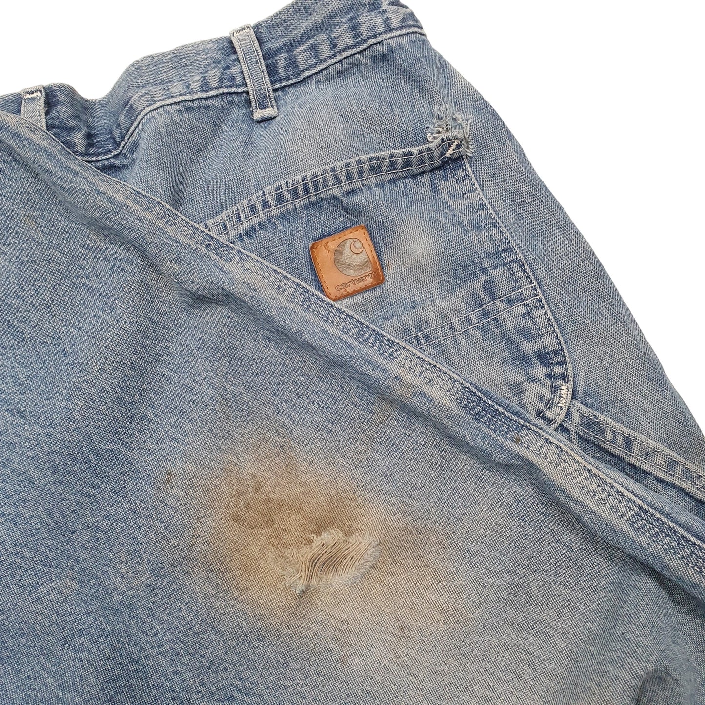 Mens Blue Carhartt  Carpenter JeansW36 L32