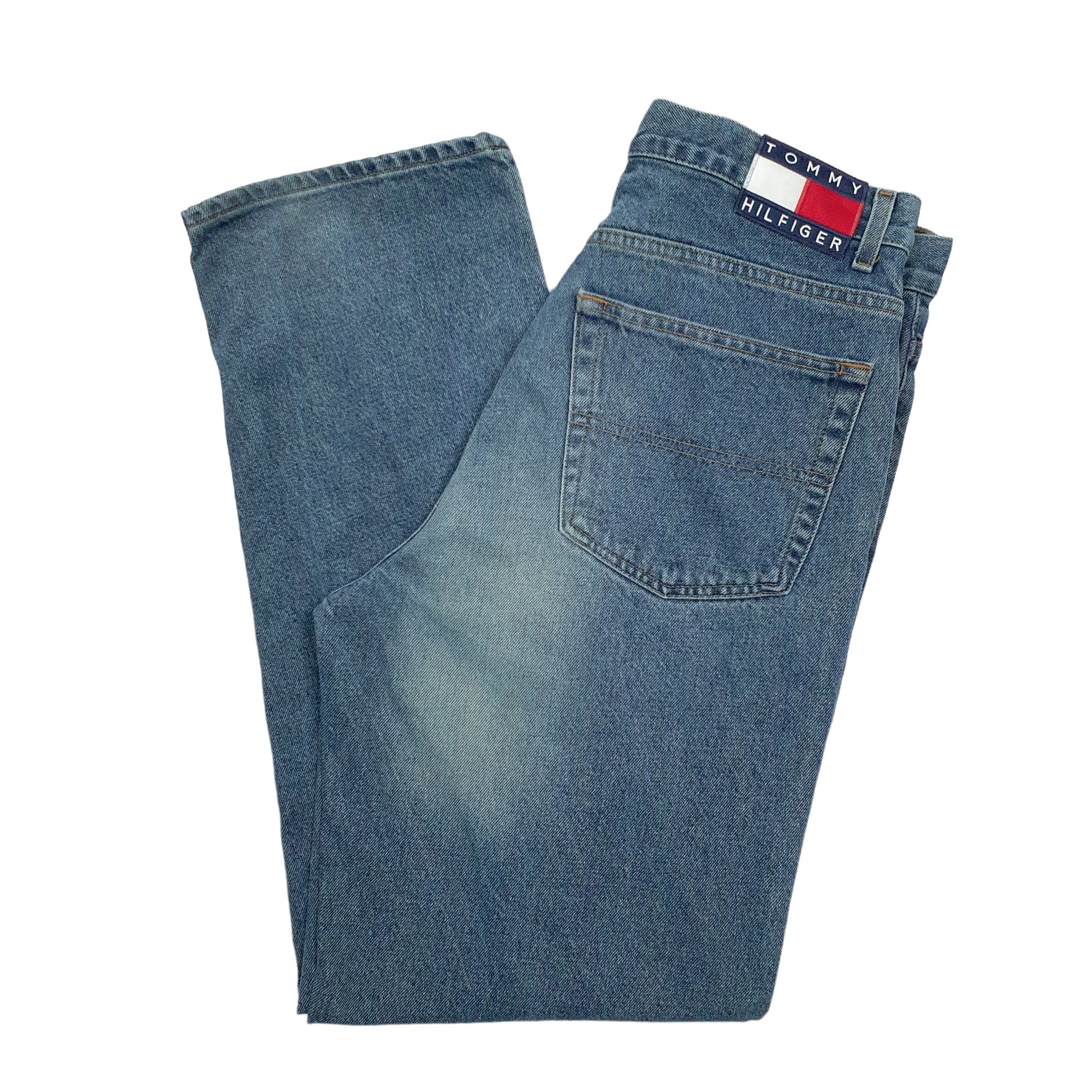 Mens Blue Tommy Hilfiger  Relaxed JeansW34 L32