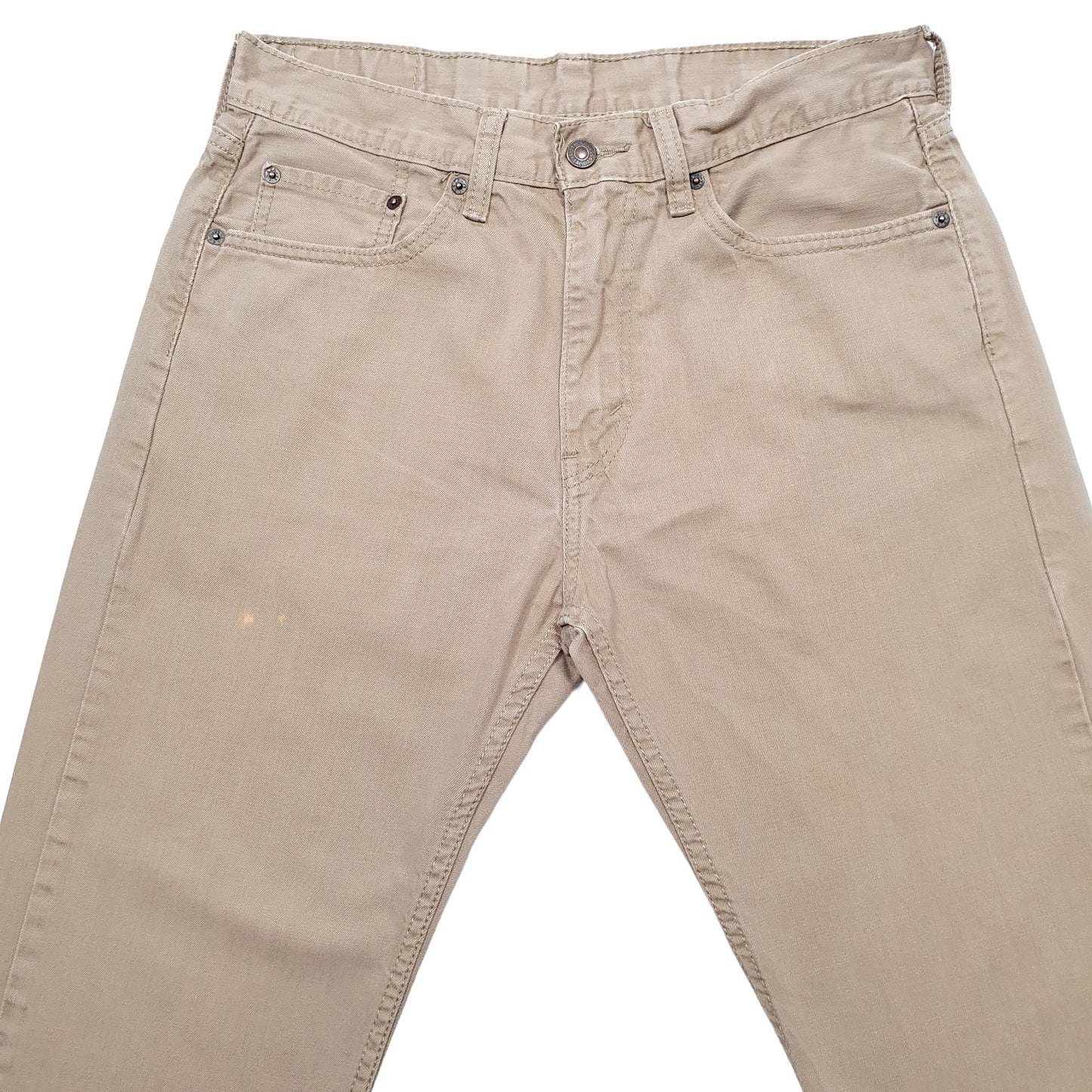 Levis 505 Regular Fit Jeans W32 L34 Brown