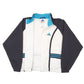 Mens White Adidas Vintage Track Shell Windbreaker Coat