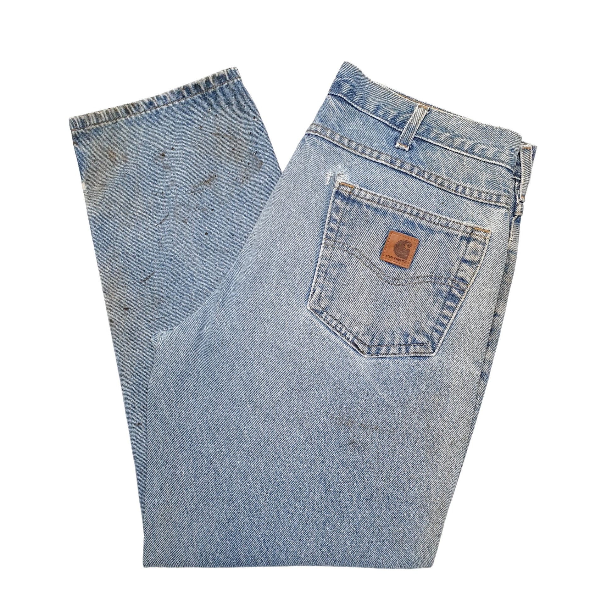 Mens Blue Carhartt  Carpenter JeansW36 L30