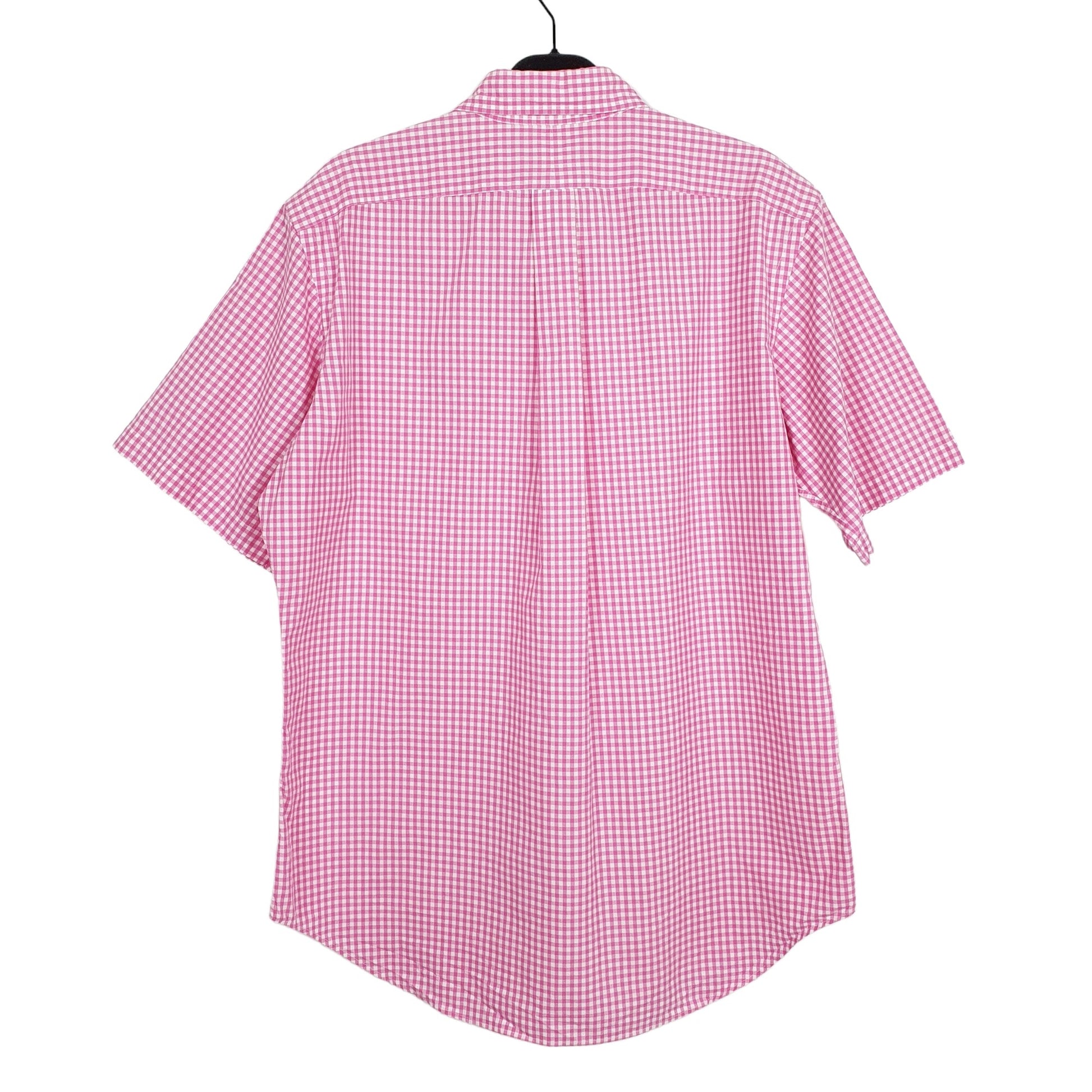 Ralph Lauren Short Sleeve Classic Fit Check Shirt Pink