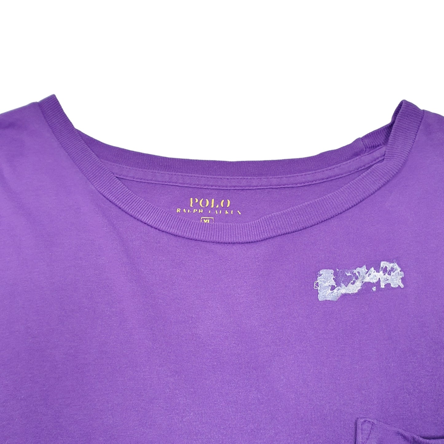 Mens Purple Polo Ralph Lauren Polo Pocket Short Sleeve T Shirt