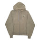 Mens Khaki Champion  Full Zip Jumper