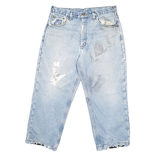 Mens Blue Carhartt JeansW34 L25