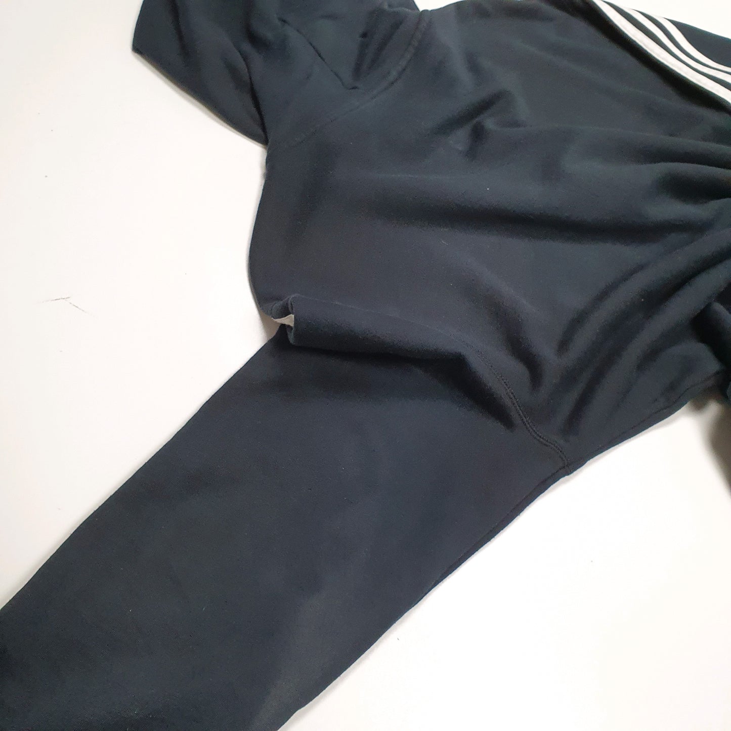 Mens Black Adidas  Full Zip Jumper