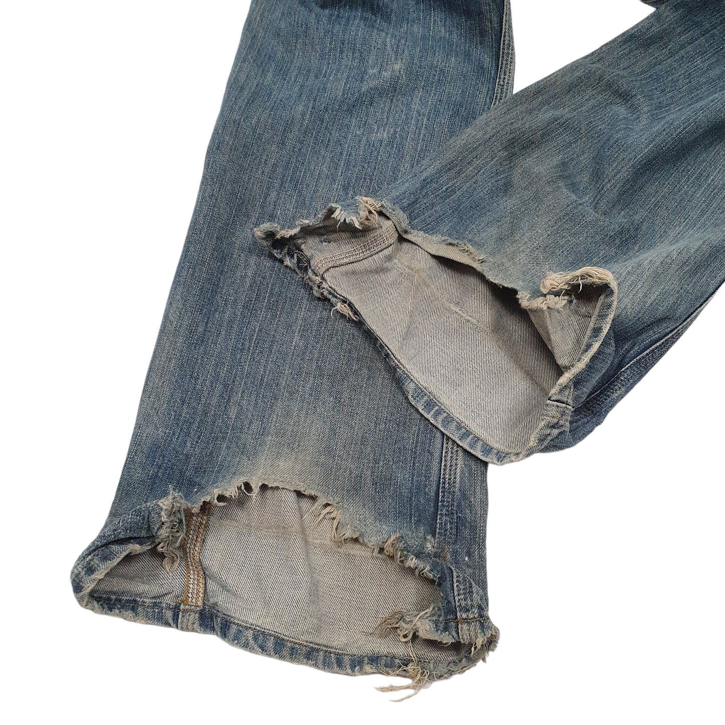 Mens Blue Carhartt Single Knee Carpenter JeansW32 L32