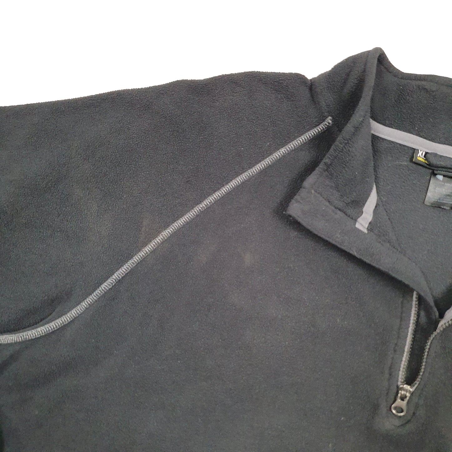 Under Armour Spellout Quarter Zip Fleece XL Black