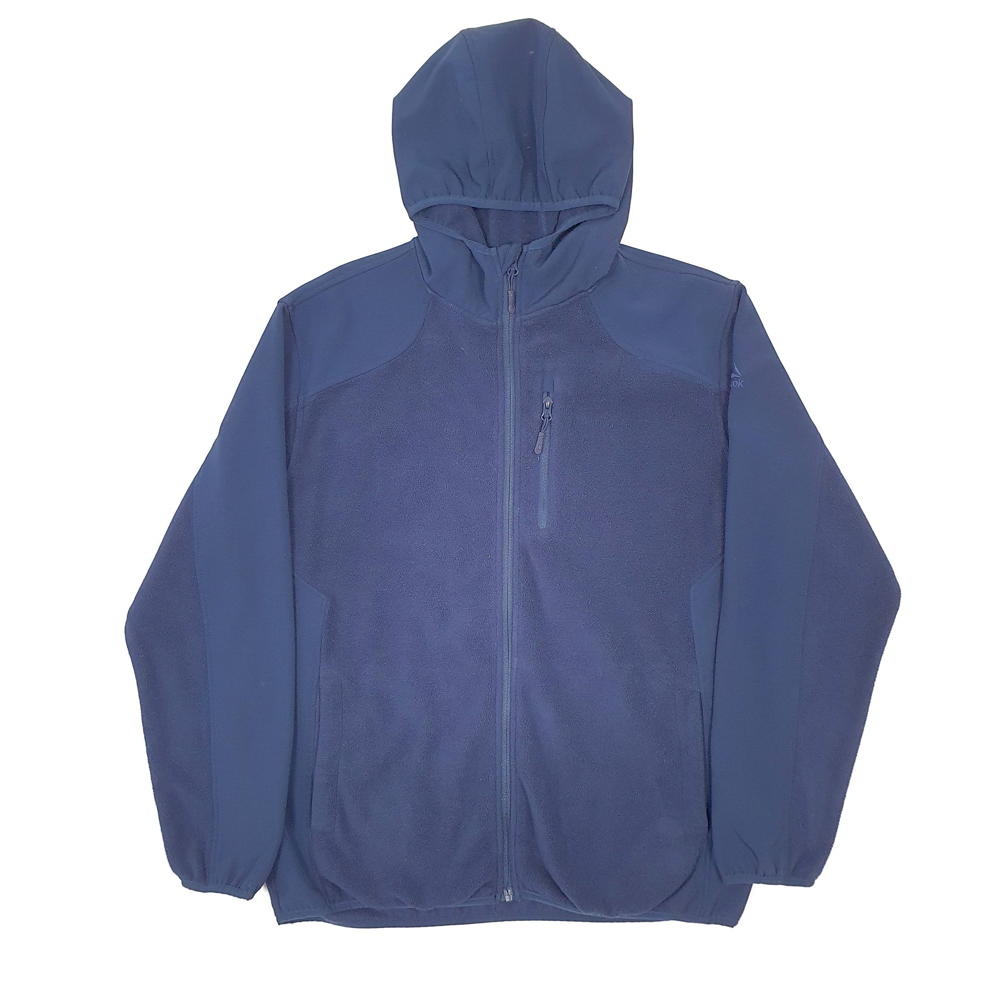 Mens Navy Reebok Hoodie Full Zip Jumper