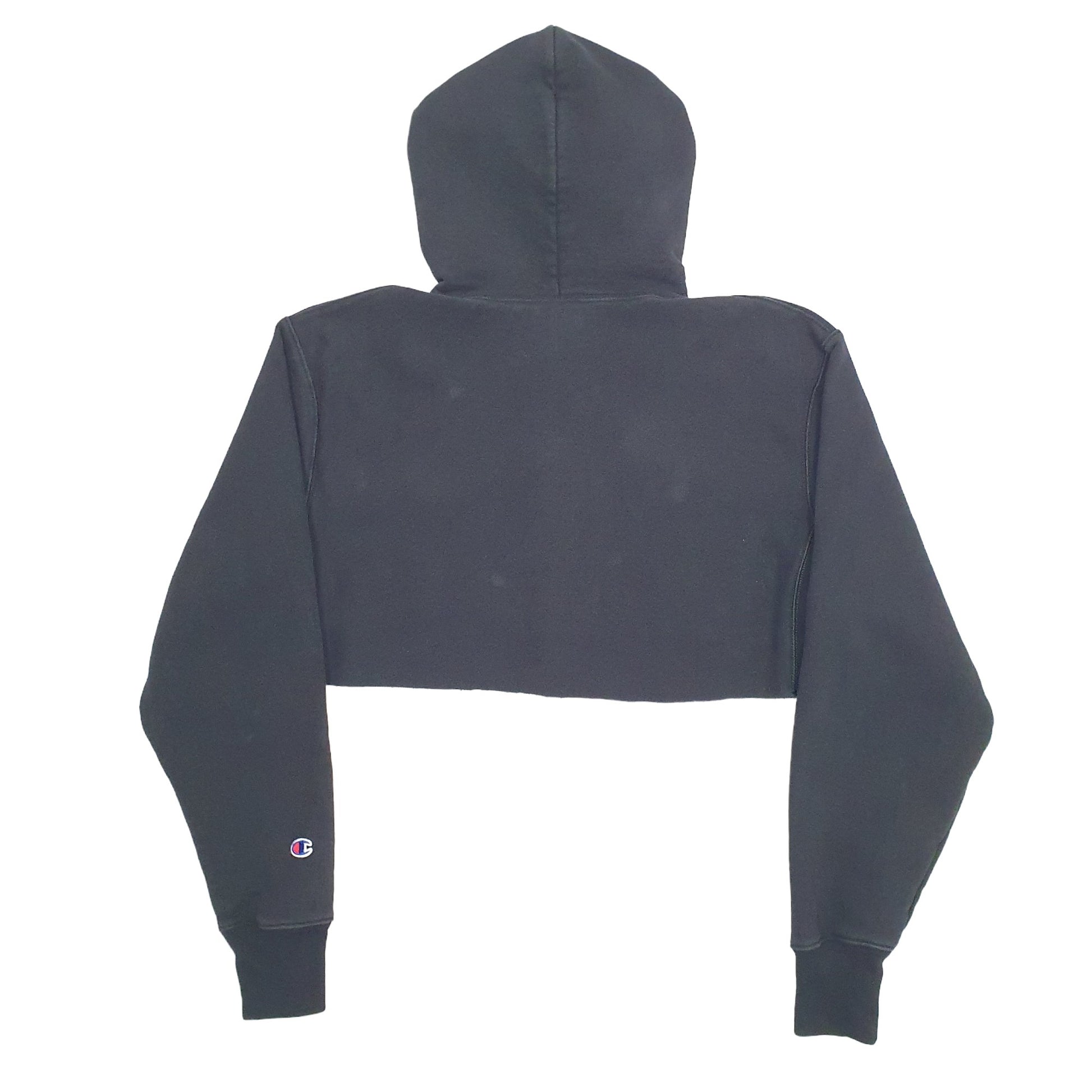 Womens Black Champion Reverse Weave Hoodie Jumper