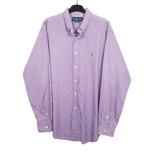 Mens Purple Ralph Lauren  Long Sleeve Shirt