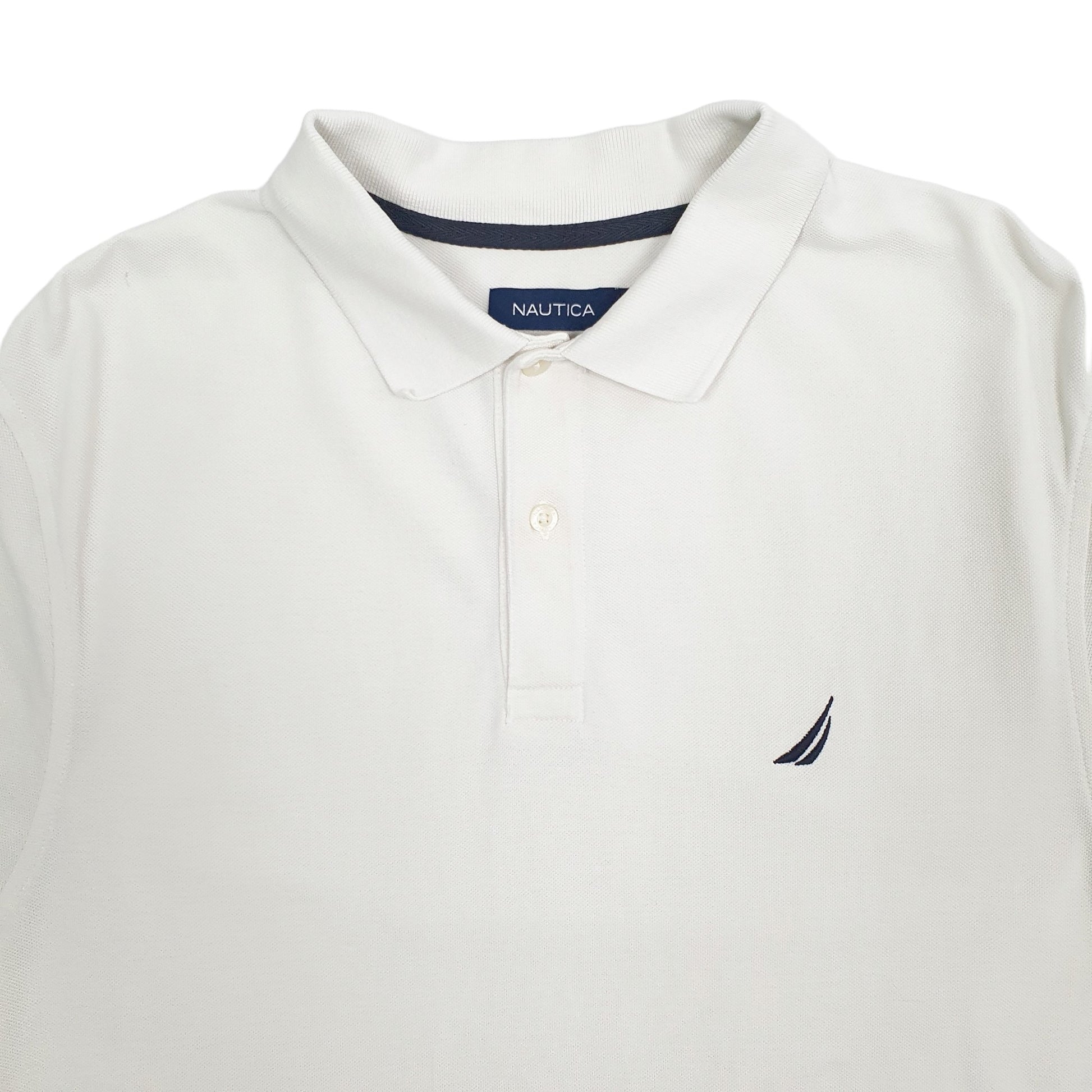 Nautica Short Sleeve Polo Shirt Cream