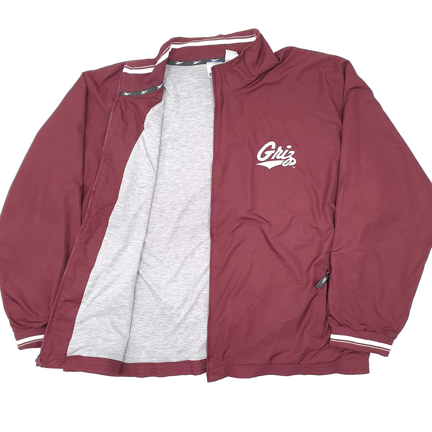 Mens Burgundy Reebok Grizz USA College  Coat