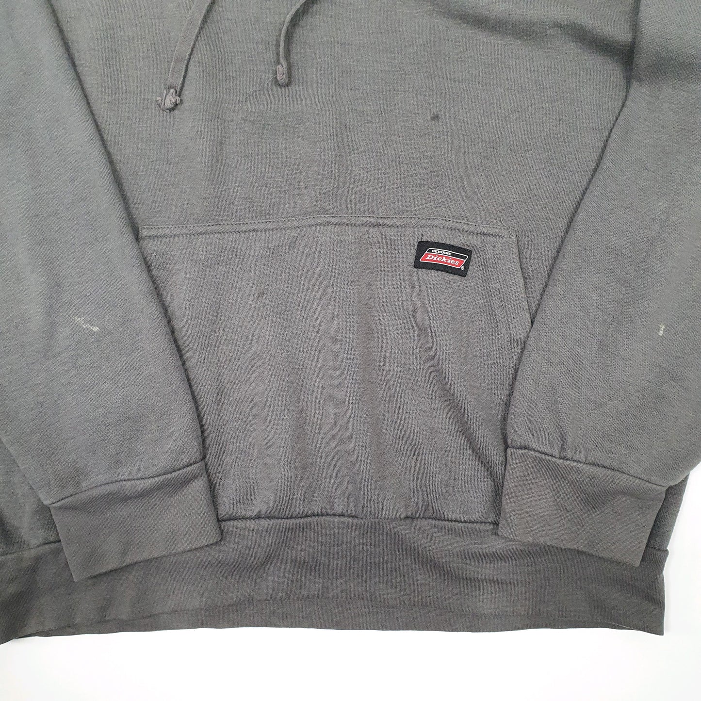 Mens Grey Dickies Workwear Hoodie Jumper