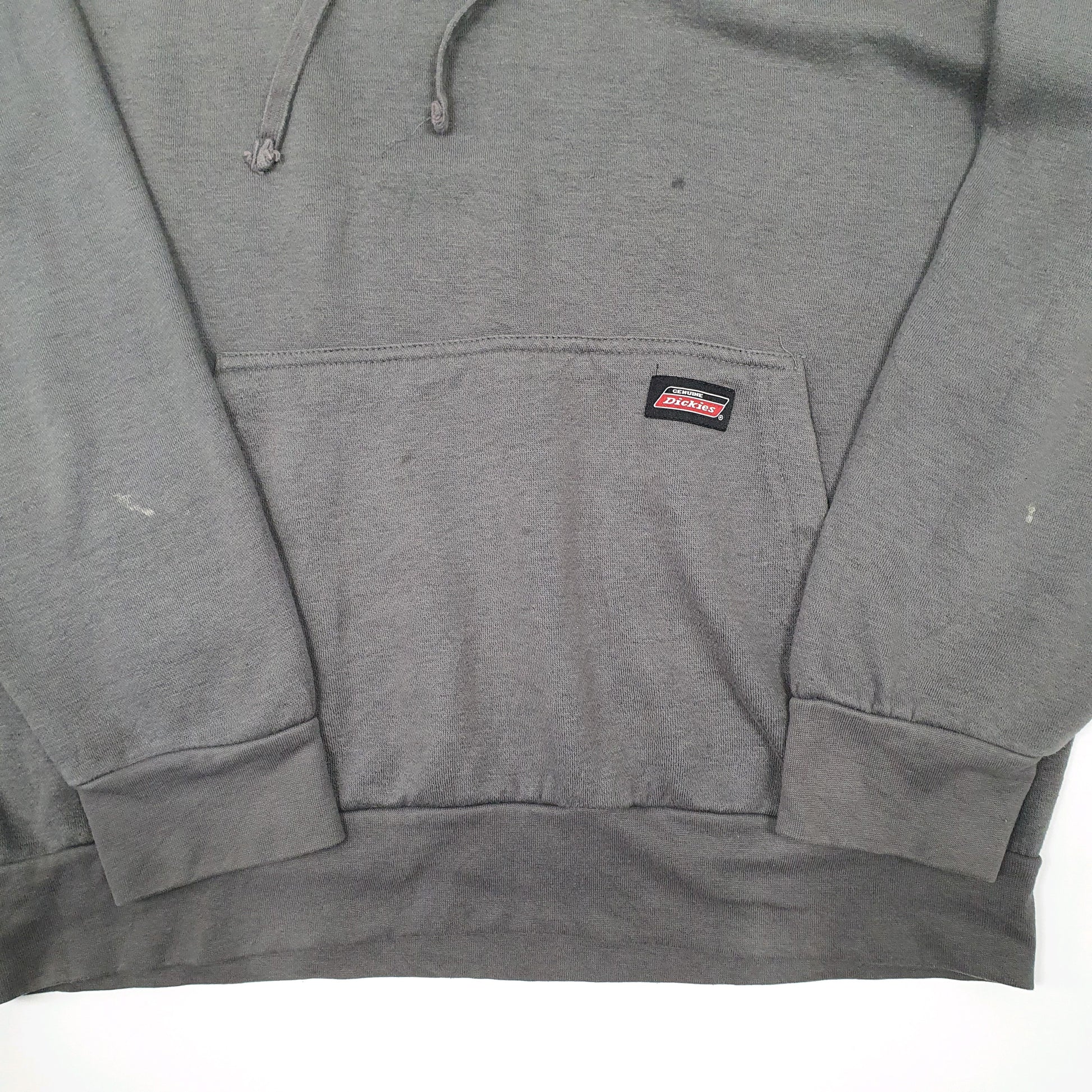 Mens Grey Dickies Workwear Hoodie Jumper