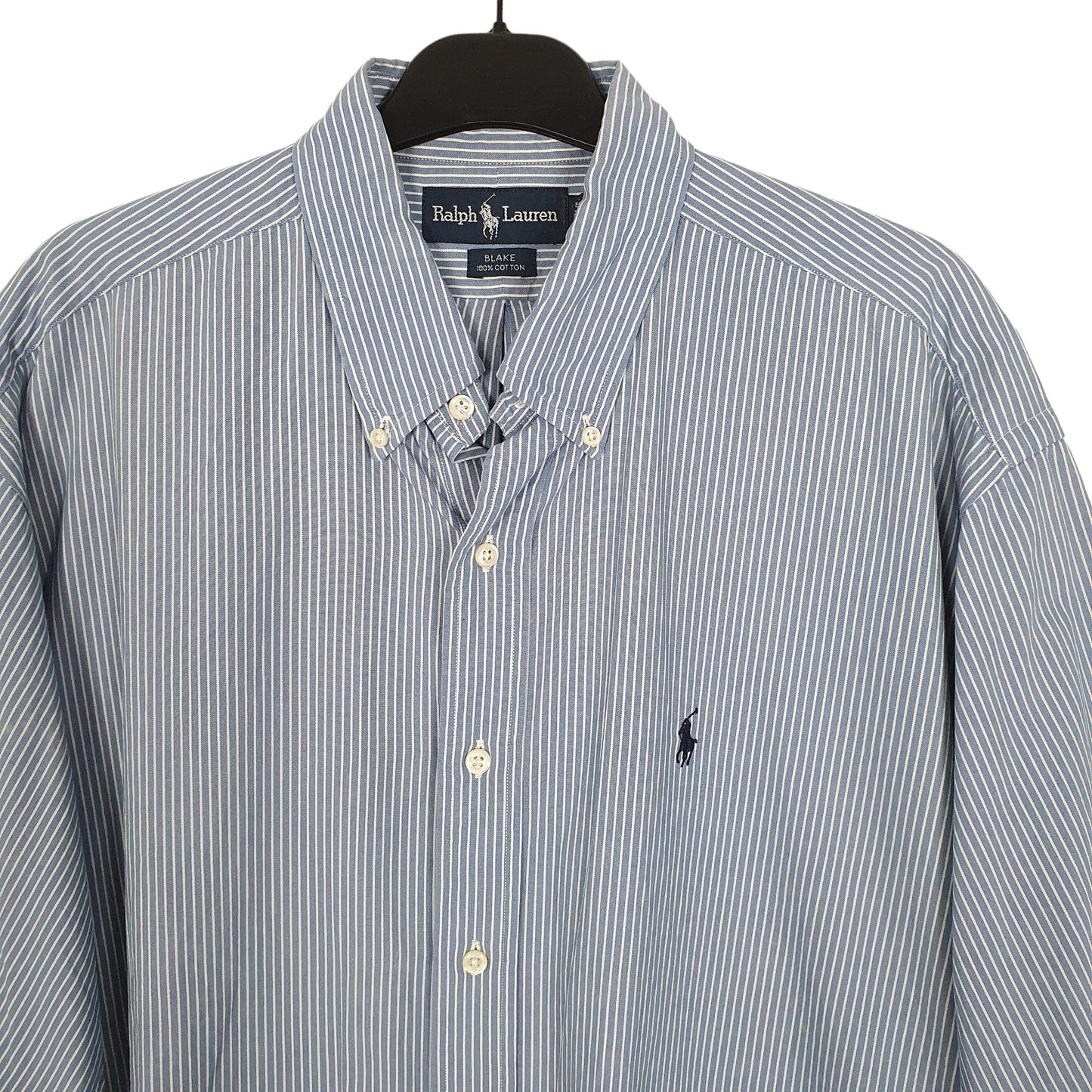 Ralph Lauren Short Sleeve Blake Fit Striped Shirt Blue