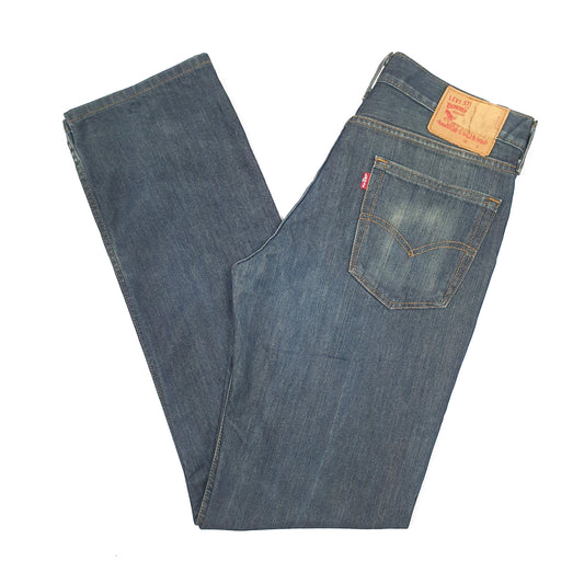 Levis 514 Straight Fit Jeans W32 L34 Blue