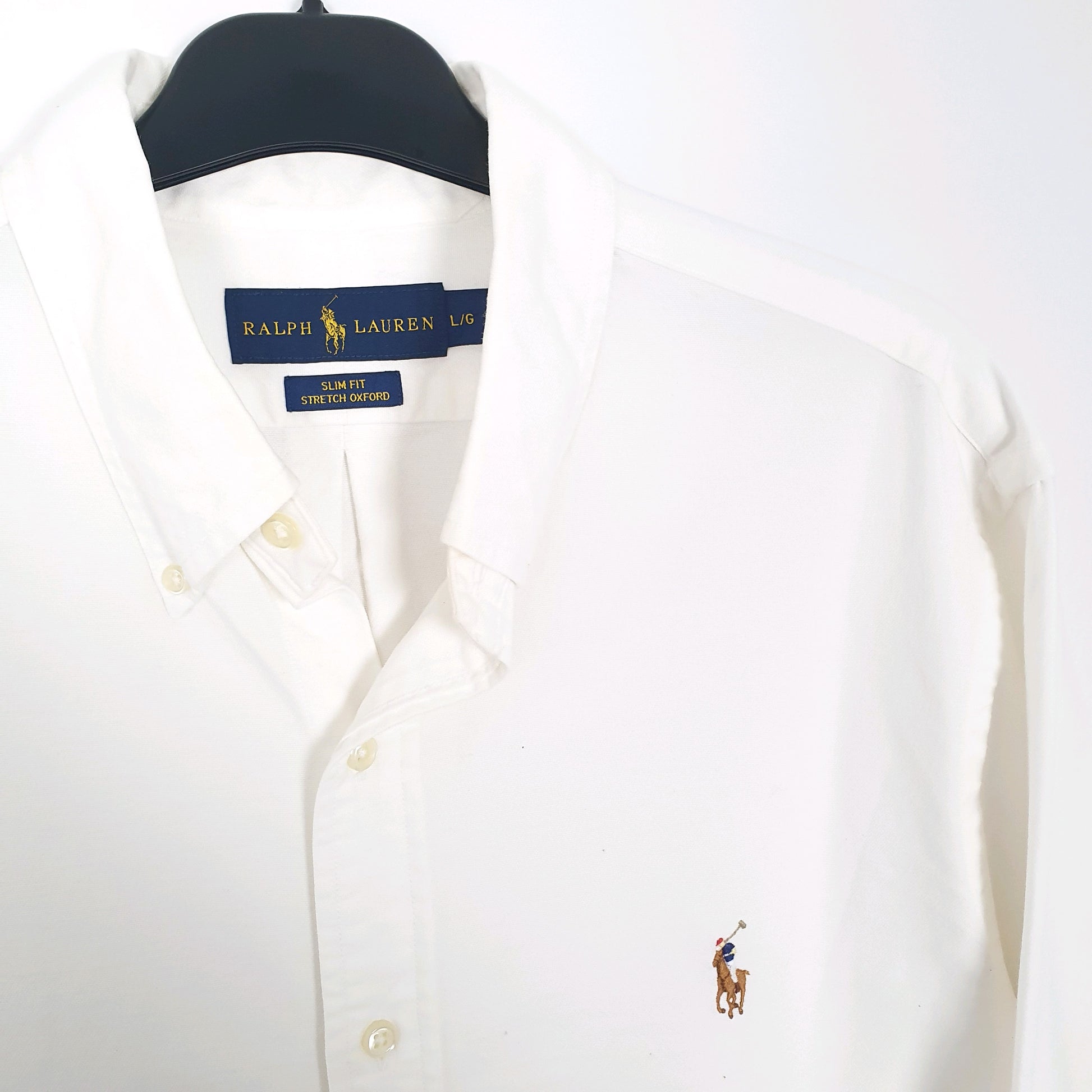 Polo Ralph Lauren Long Sleeve Slim Fit Shirt White