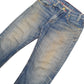 Mens Blue Levis  504 JeansW34 L34