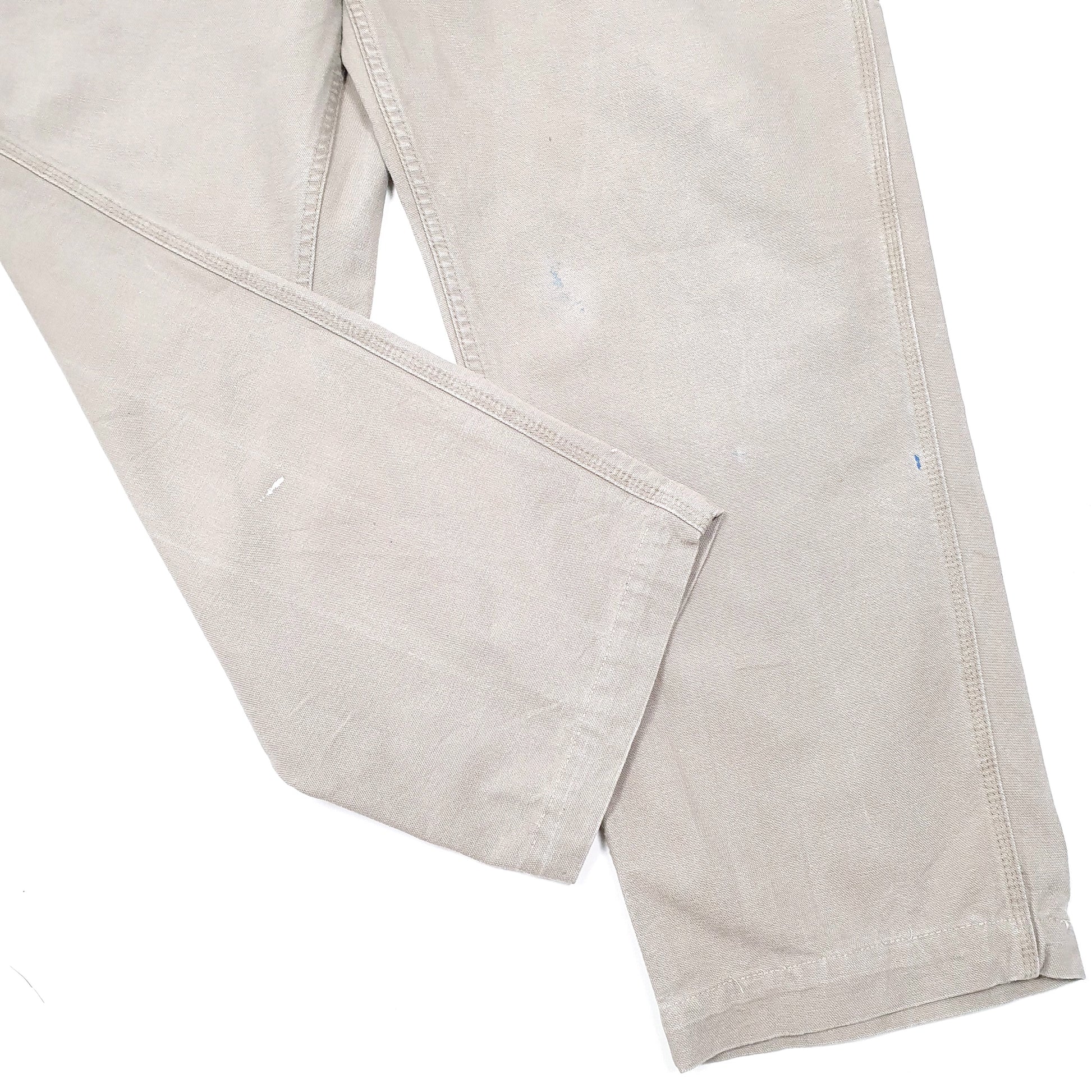 Mens Beige Carhartt  Carpenter Trousers