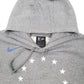 Mens Grey Nike NBA Basketball Hoodie Jumper