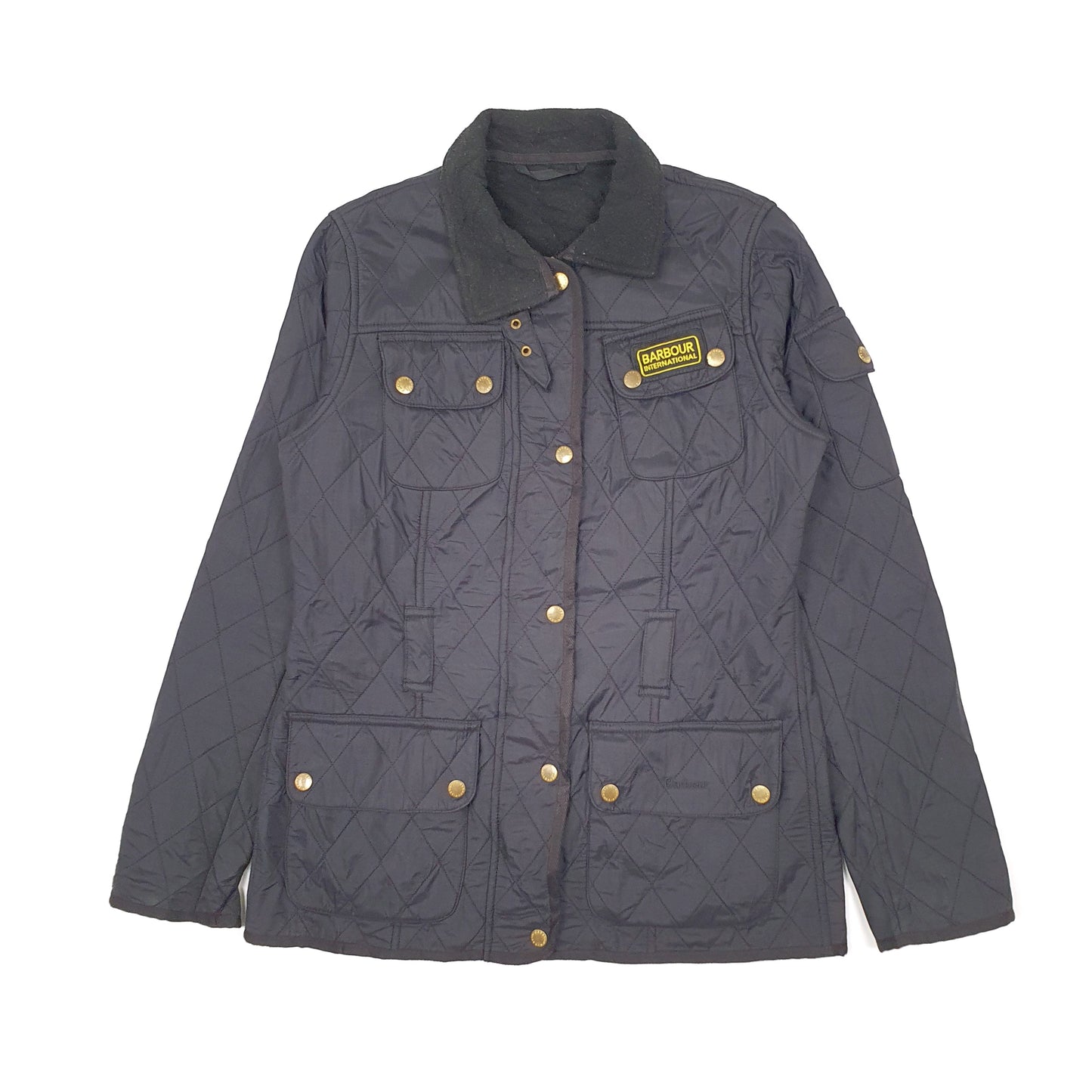 Womens Black Barbour Polarquilt  Coat