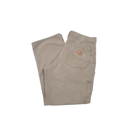 Carhartt Carpenter Loose Fit Jeans W34 L29 Khaki