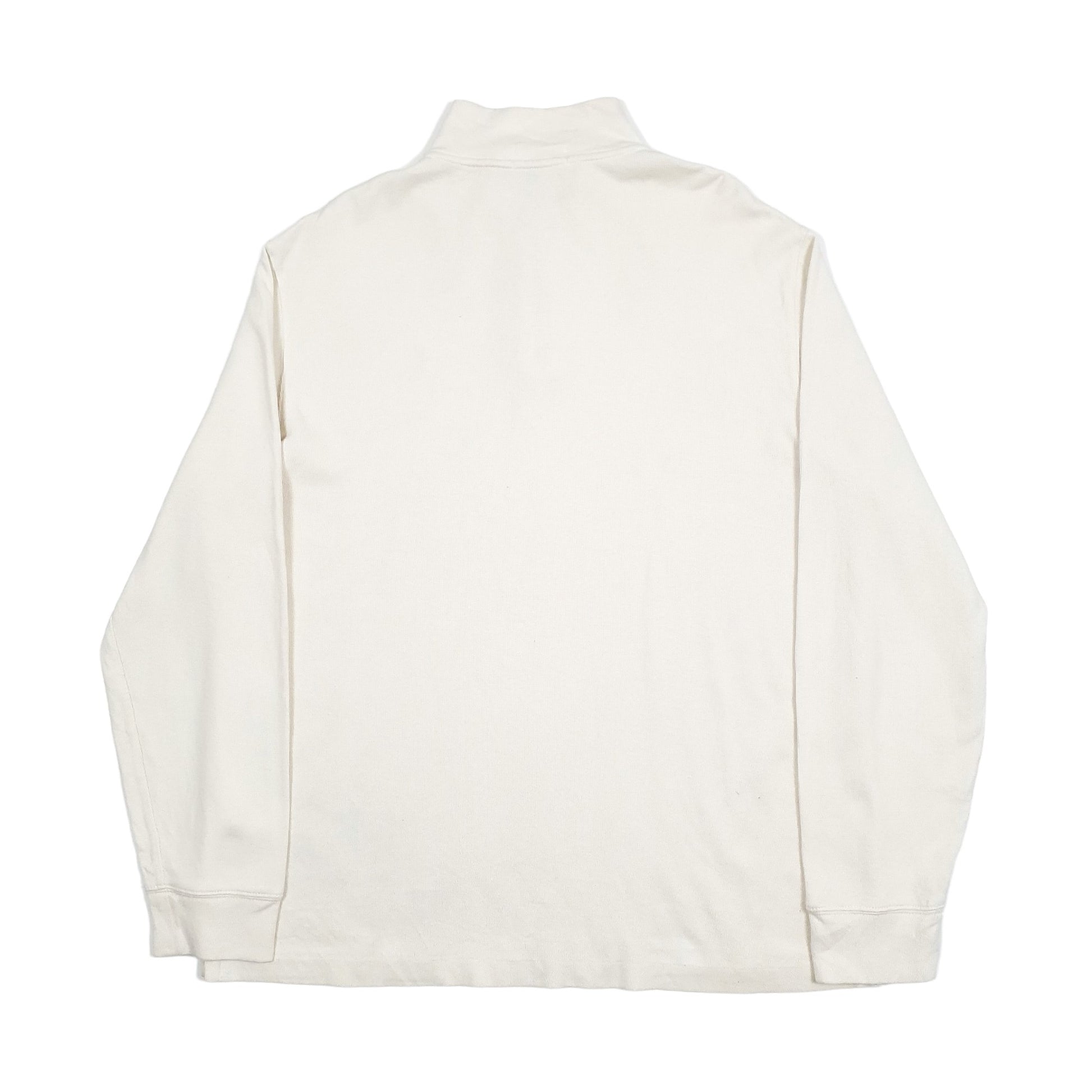 Polo Ralph Lauren Estate Rib Quarter Zip L Cream