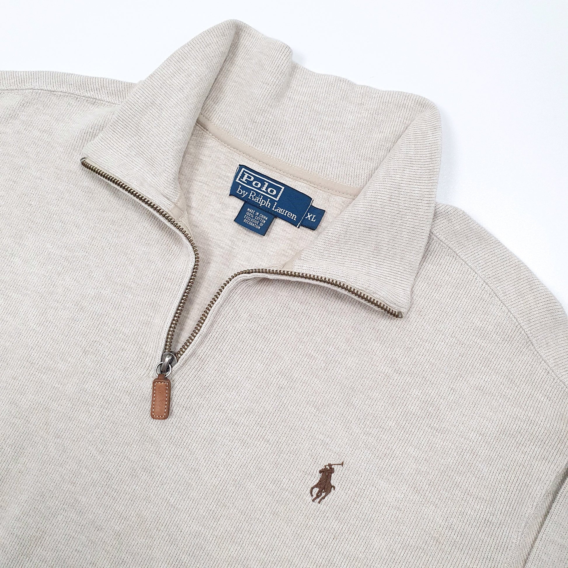 Polo Ralph Lauren Quarter Zip XL Cream