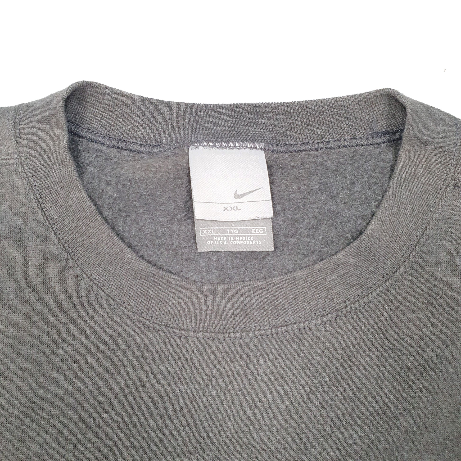 Mens Grey Nike Vintage Crewneck Jumper