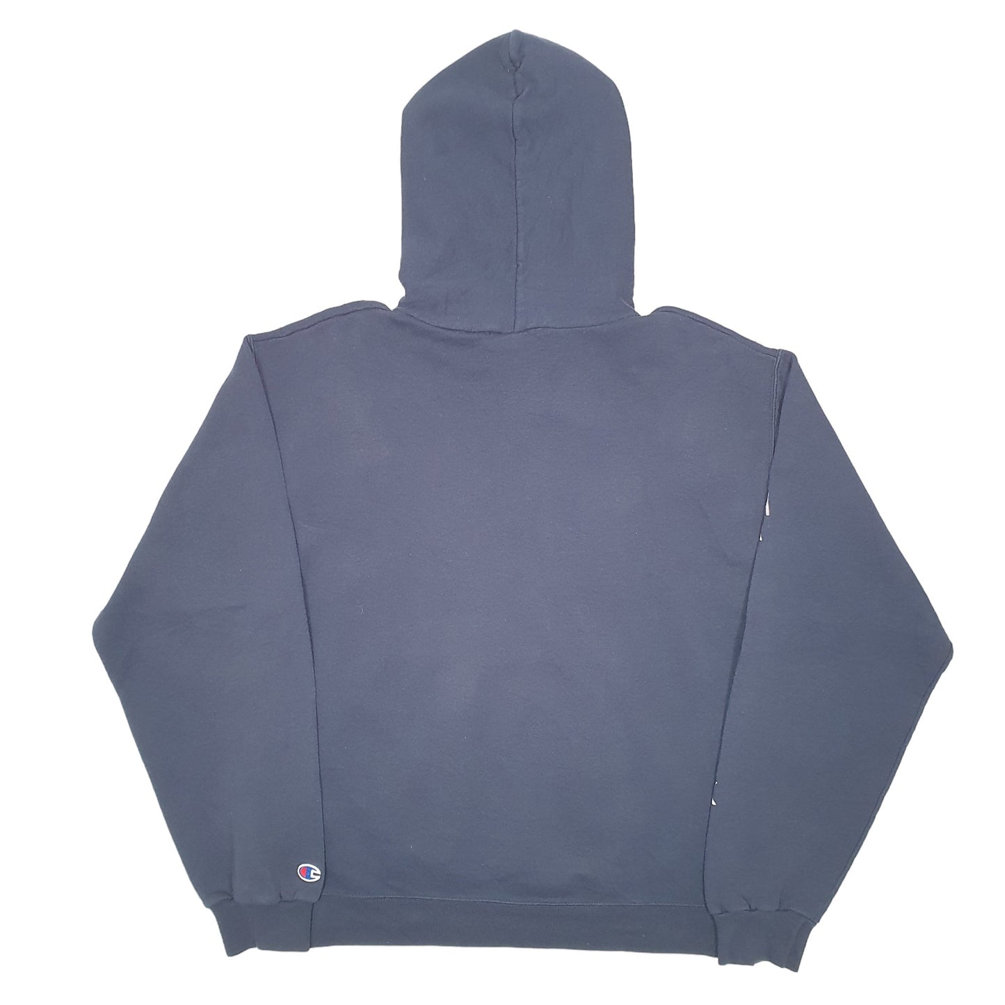 Mens Navy Champion Mallard Creek Mavericks Football Hoodie Jumper