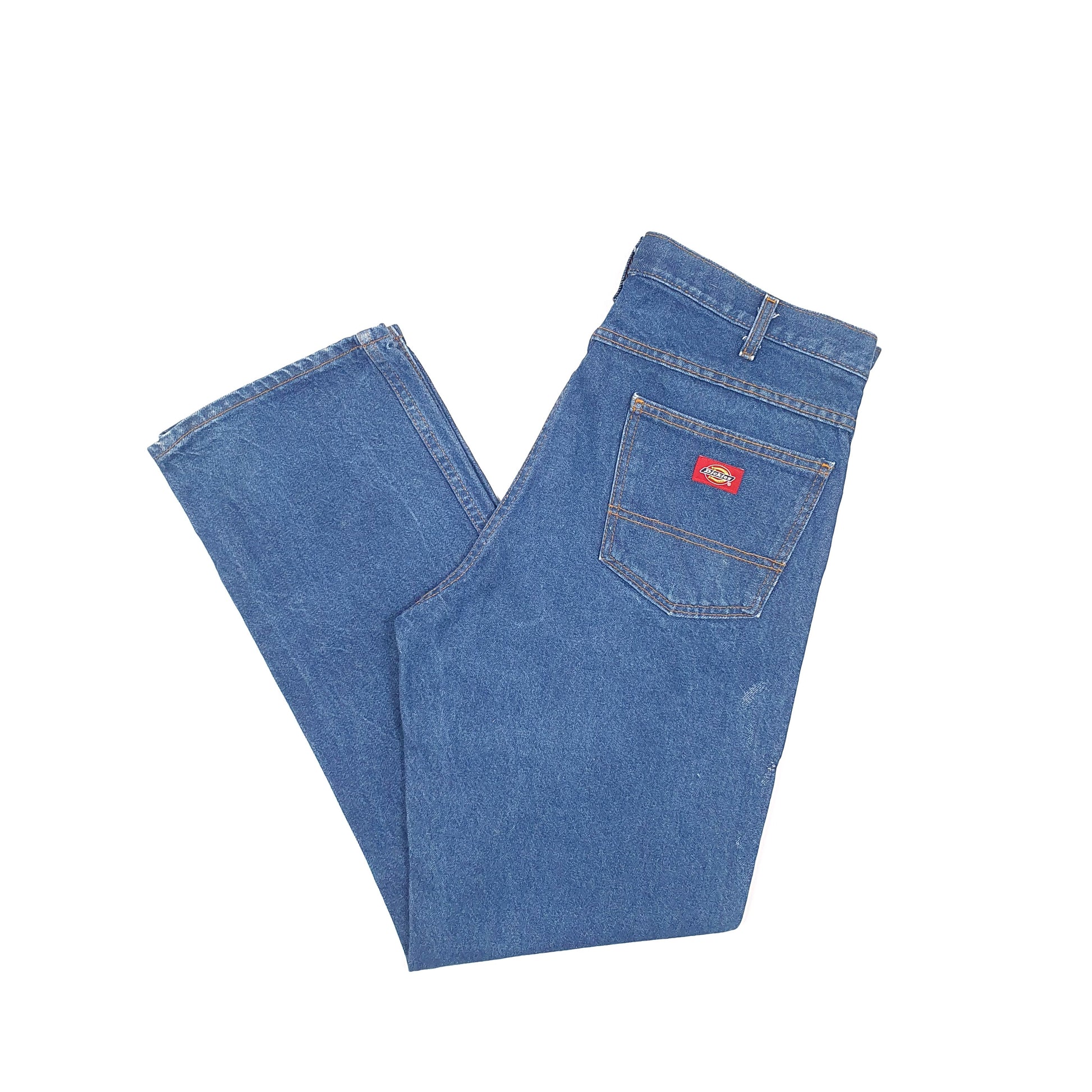 Dickies Casual Regular Fit Western Jeans W36 L32 Blue