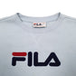 Mens Blue Fila  Crewneck Jumper