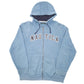 Mens Blue Nautica Hoodie Full Zip Jumper