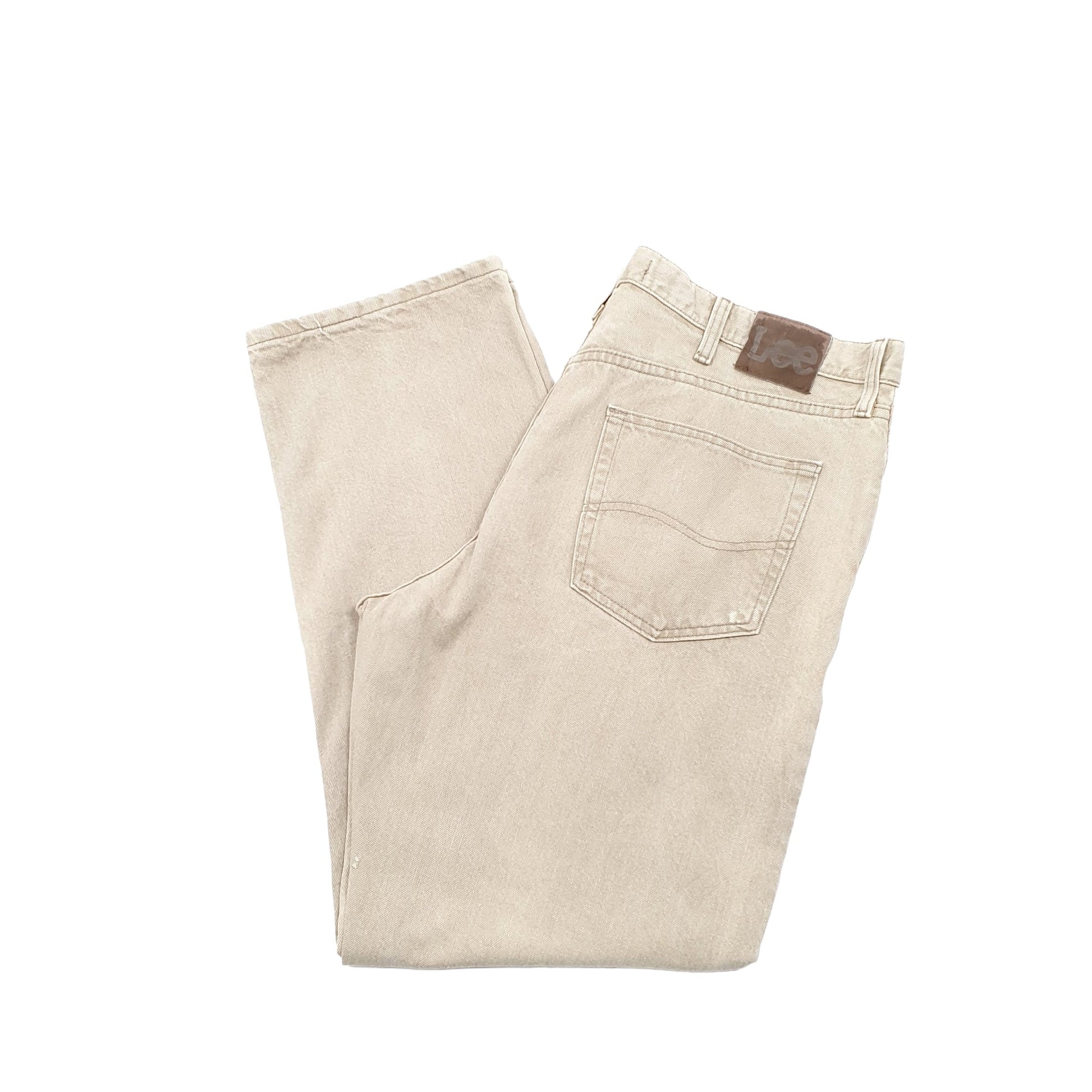 Lee Casual Regular Fit Jeans W40 L30 Beige