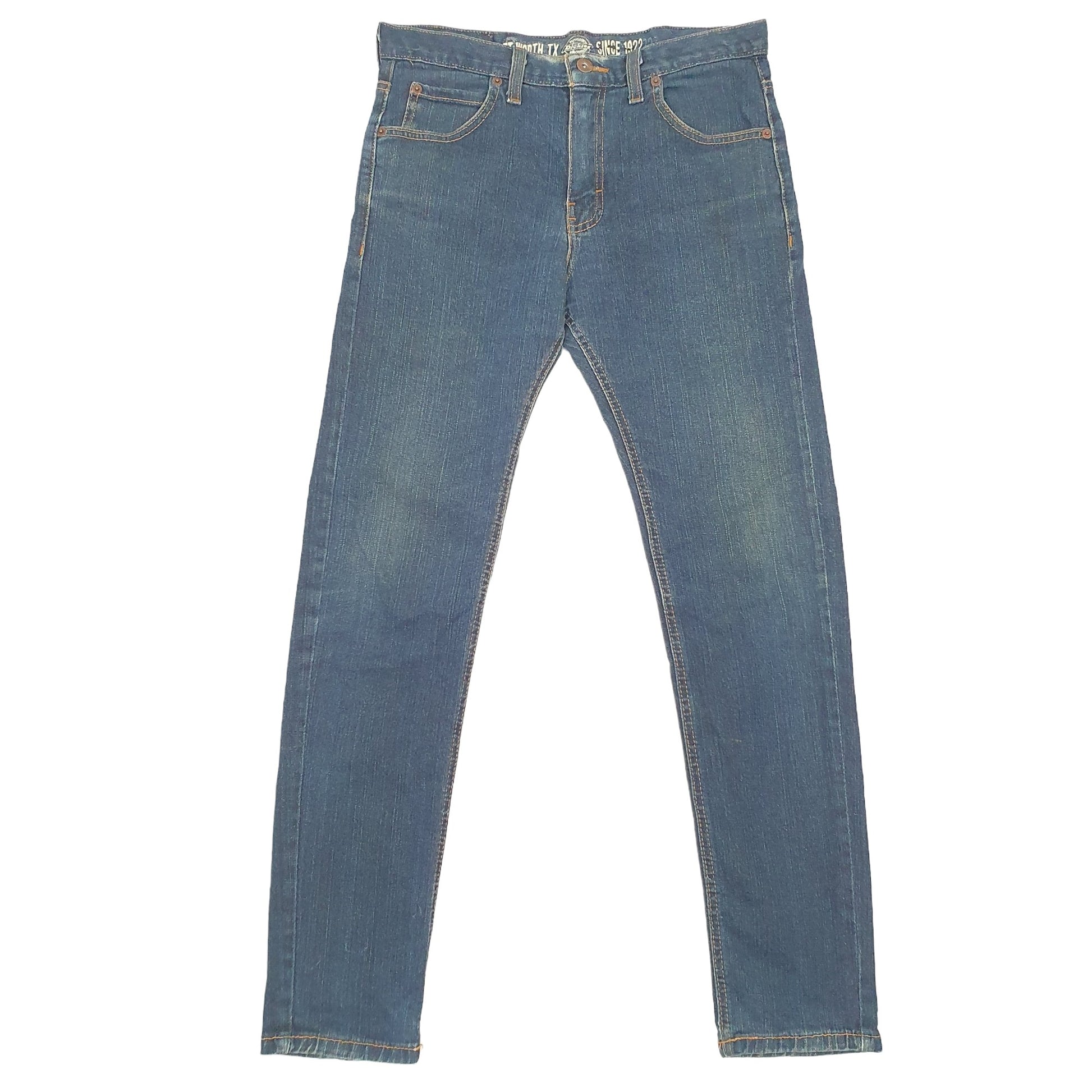 Dickies Casual Skinny Fit Slim Jeans W28 L29 Blue
