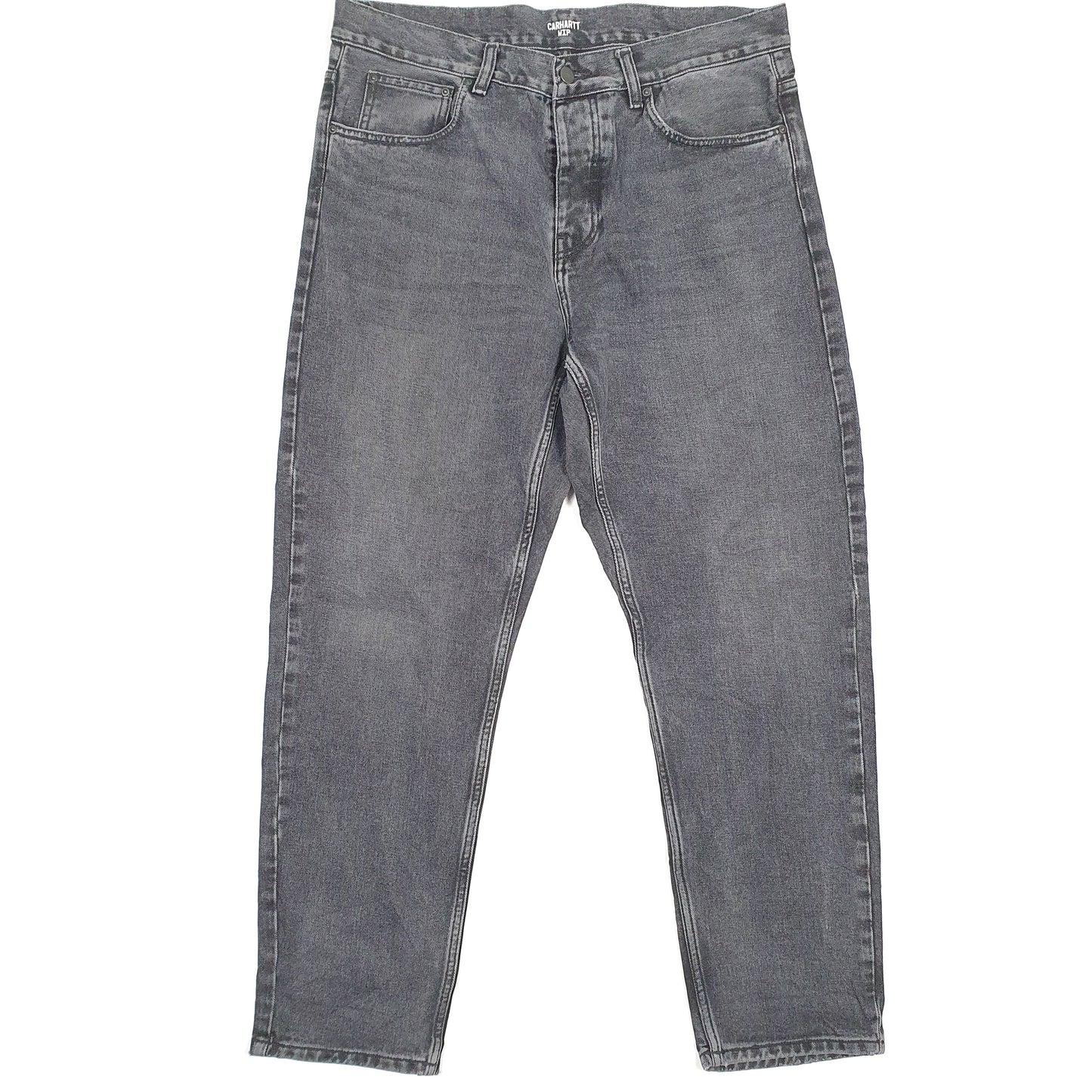 Carhartt Casual Tapered Fit WIP Relaxed Jeans W34 L29 Black