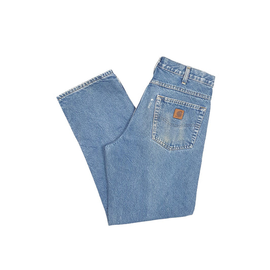 Carhartt Casual Regular Fit Lined Jeans W32 L30 Blue