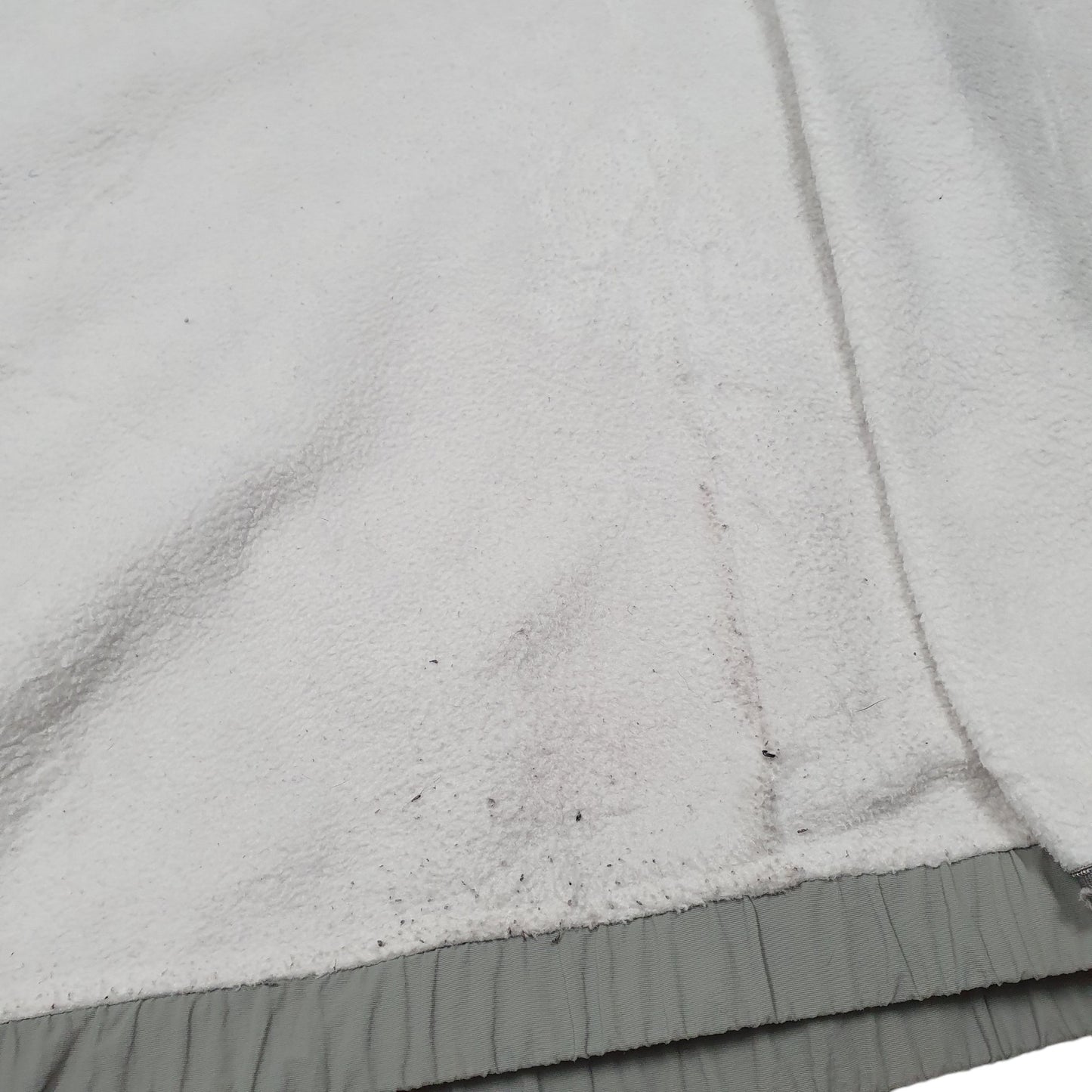 Womens White Champion  Full Zip Jumper