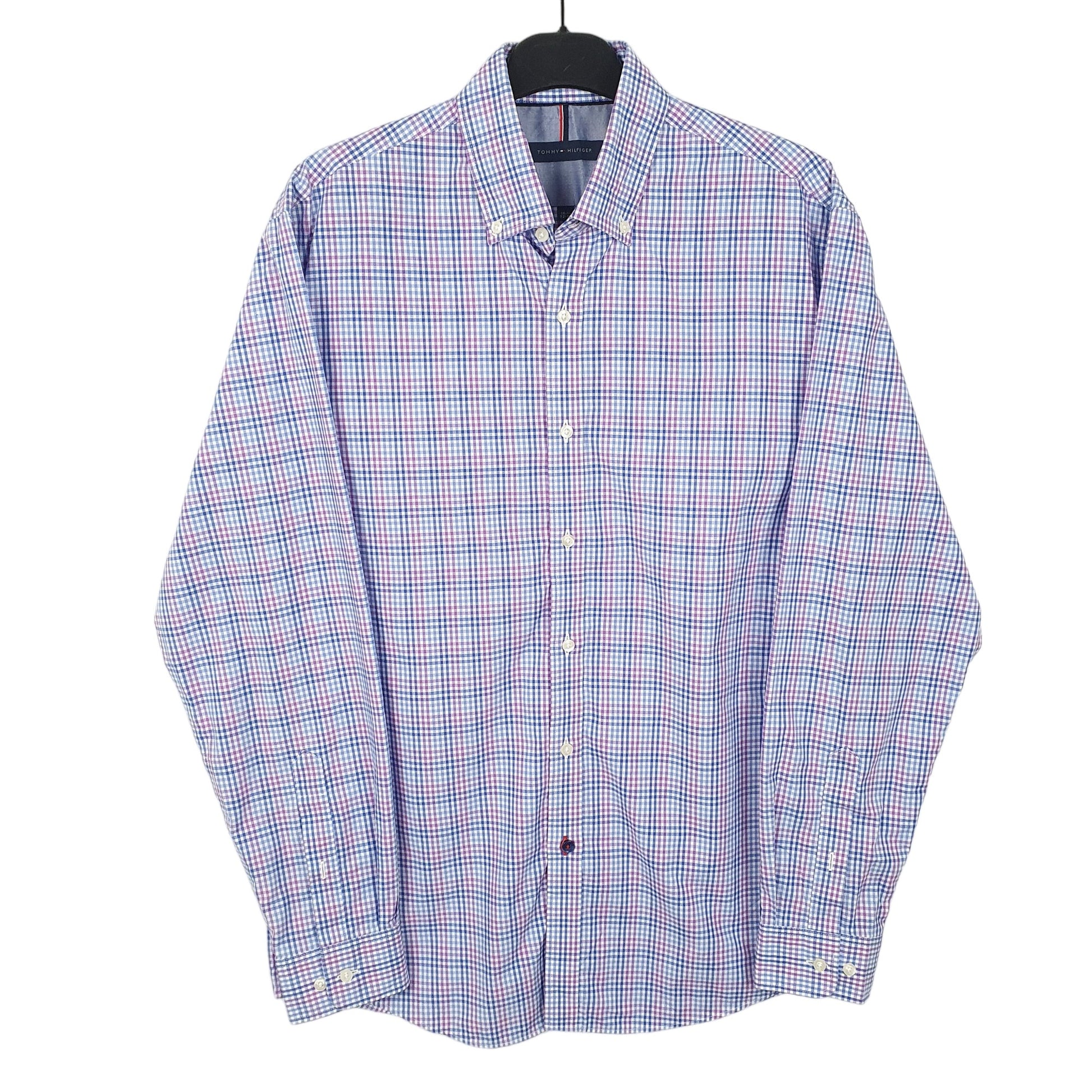 Blue Tommy Hilfiger Long Sleeve Shirt