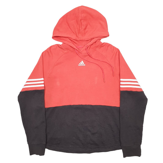 Womens Pink Adidas Hoodie Jumper