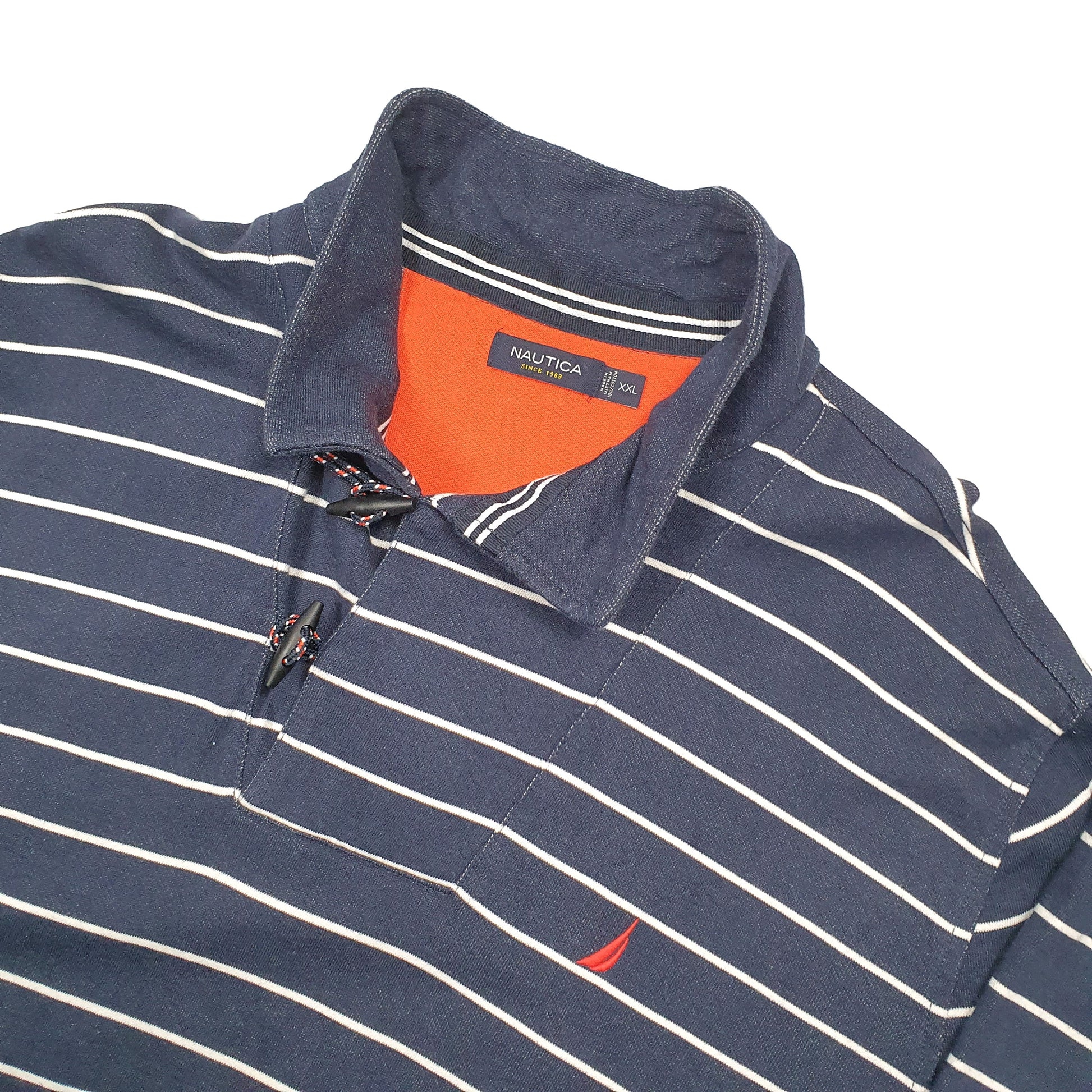 Nautica Quarter Zip XL Navy