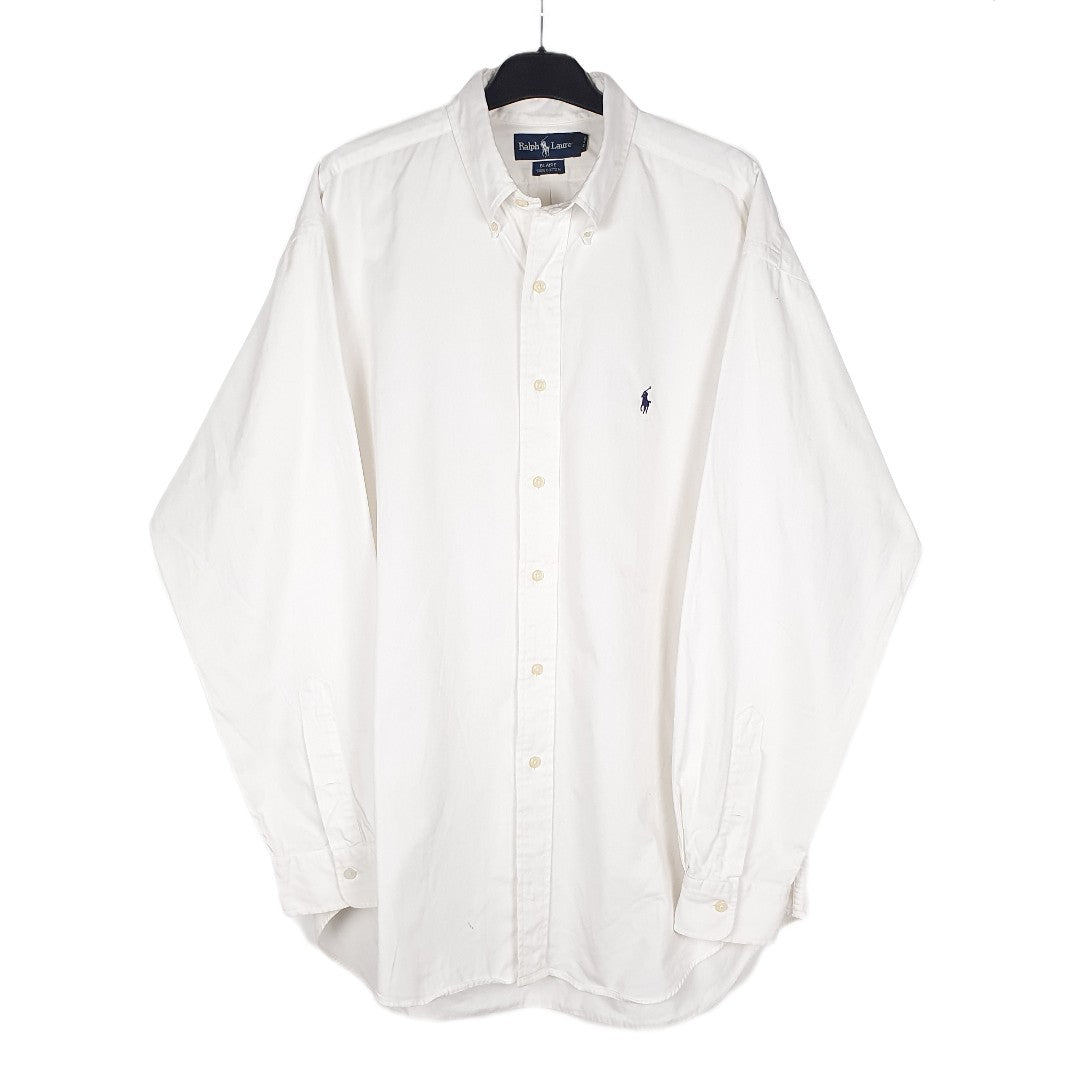 White Polo Ralph Lauren Long Sleeve Shirt