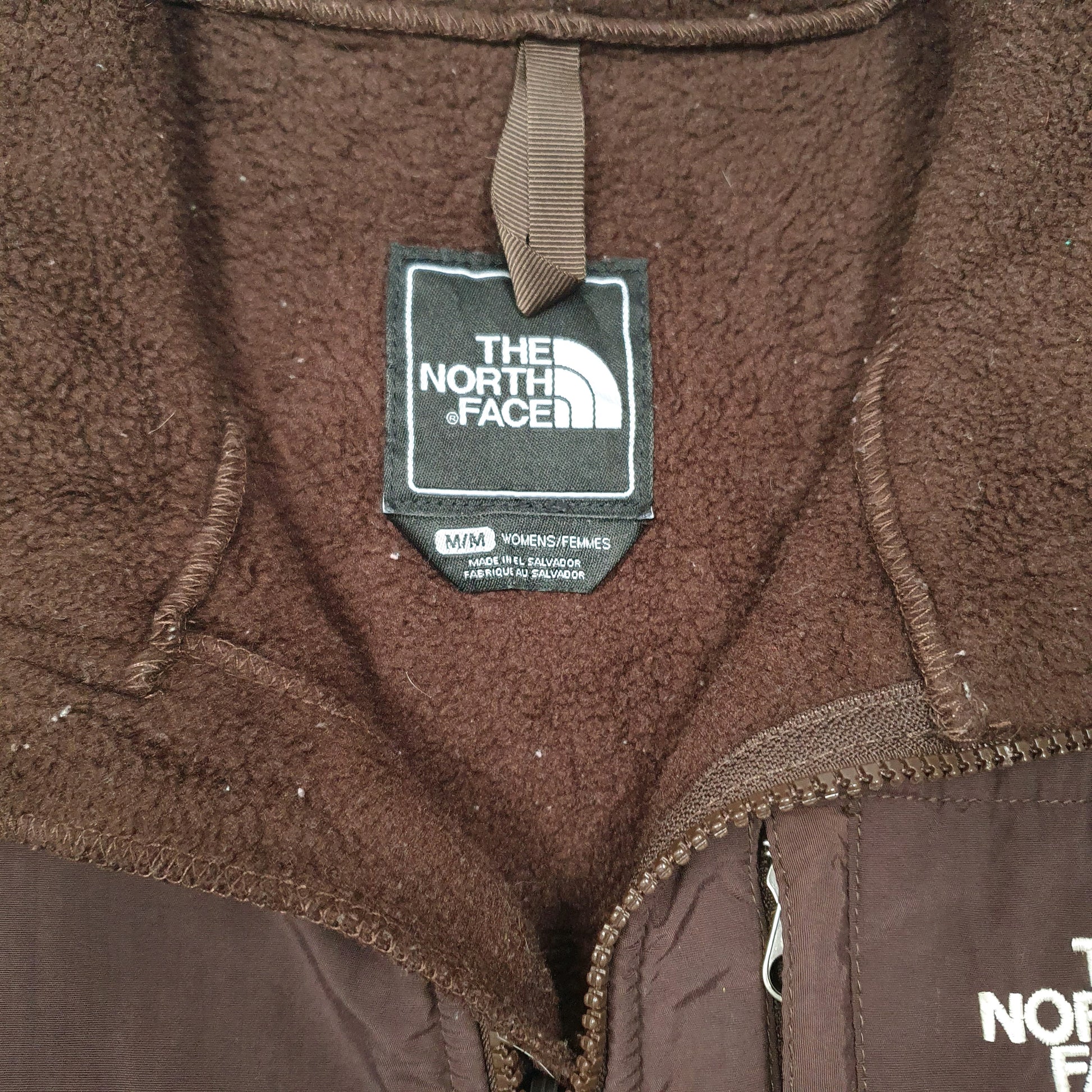 Womens Brown The North Face Denali Full Zip Jumper