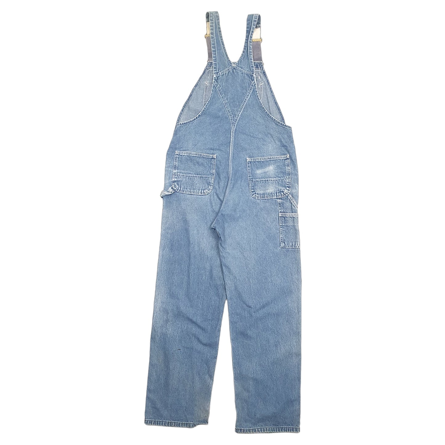 Mens Blue Carhartt Denim Jeans Dungaree Trousers