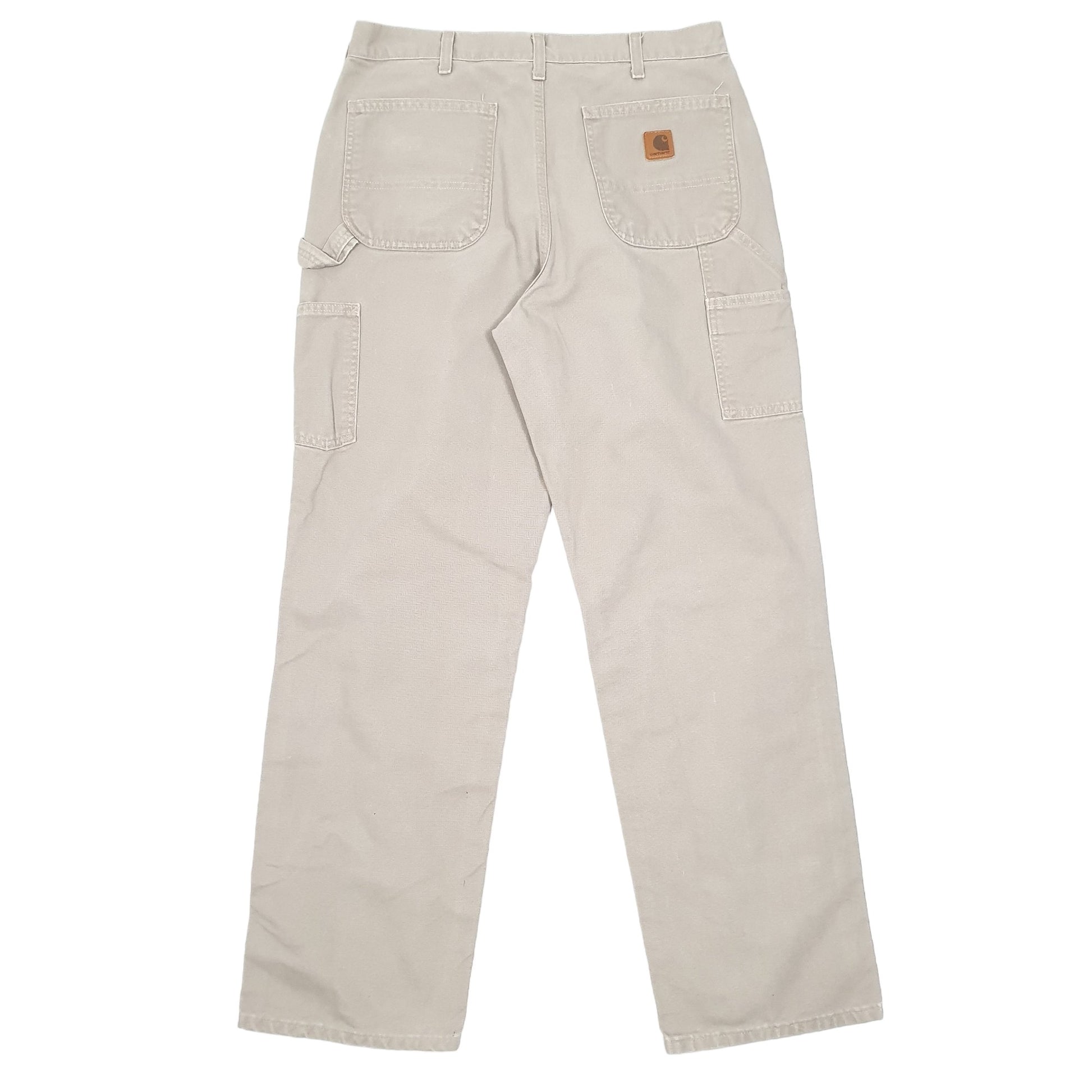 Mens Beige Carhartt  Carpenter Trousers